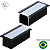 Perfil Alumínio Embutir P/ Fita Led 50X35 Barra De 1 Metro - Imagem 4
