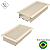 Perfil Alumínio Embutir P/ Fita Led 65X20 Barra De 1 Metro - Imagem 4