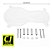 Protetor Farol Bmw R1250 1200 R1200 R1250 Gs R1200gs R1250gs - Imagem 3