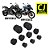 Kit Tampas Quadro Bmw R1200gs R1250gs C/logo  Gs (9 Pecas) - Imagem 1