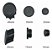 Kit Tampas Quadro Bmw R1200gs R1250gs C/logo  Gs (9 Pecas) - Imagem 4