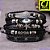 Pulseiras Ajustável Olho Asa Estrelas Pop Rock Motociclista - Imagem 3