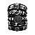 Pulseira Ajustável Joker Poker Pop Rock Motociclista - Imagem 1
