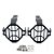 Grade Protetora Farol Milha Moto Bmw R1200 Gs R1250 Gs F800 - Imagem 1