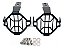 Grade Protetora Farol Milha Moto Bmw R1200 Gs R1250 Gs F800 - Imagem 1