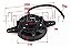 Ventoinha + Termostato para Radiador Universal Moto 85c - Imagem 2