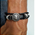 Pulseira Bracelete Leão de Judá Couro Ajustável Unissex - Imagem 1