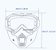Máscara Oculos Motociclista Motocross Moto Capacete Bike - Imagem 6