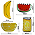 Kit Prendedor Cabelo Presilha Frutas Lata Arara Moda Brasil - Imagem 4