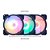 Kit 3 Cooler Fan K-Mex ARGB Rainbow Super Storm AK-AAE1 - Imagem 2