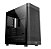 Gabinete Redragon Aeroglass, Mid-Tower, Lateral Vidro Temperado, Preto, CA-602B - Imagem 1
