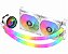Water Cooler K-Mex WAC5, ARGB Rainbow, 240mm, Branco - Imagem 1
