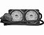 Water Cooler K-Mex WAC7, ARGB Rainbow, 240mm, Preto - Imagem 8