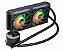 Water Cooler K-Mex WAC7, ARGB Rainbow, 240mm, Preto - Imagem 7