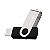 Pendrive Hiksemi Rotary, 128GB, USB 3.0, Preto e Cinza, HS-USB-M200S-128G-U3 - Imagem 2