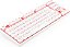 Teclado Mecânico Redragon Kumara Lunar White Single Color, LED Vermelho, ABNT2, Switch Brown, Branco, K552W-2 (PT-BROWN) - Imagem 6