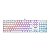 Teclado Mecânico Redragon Mitra Lunar White RGB, ABNT2, Switch Brown, Branco, K551W-RGB (PT-BROWN) - Imagem 1