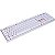 Teclado Mecânico Redragon Mitra Lunar White Single Color, LED Vermelho, ABNT2, Switch Marrom, Branco, K551W (PT-BROWN) - Imagem 3