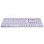 Teclado Mecânico Redragon Mitra Lunar White Single Color, LED Vermelho, ABNT2, Switch Marrom, Branco, K551W (PT-BROWN) - Imagem 4
