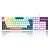 Teclado Mecânico Redragon Trundle, RGB, Switch Marrom, ABNT2, Branco e Azul, K668WBO-RGB (PT-BROWN) - Imagem 1