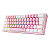Teclado Mecânico Redragon Fizz Sakura Bubblegum, RGB, 60%, ABNT2, Switch Azul, Rosa e Branco, K617-RGB-PW (PT-BLUE) - Imagem 7