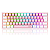 Teclado Mecânico Redragon Fizz Sakura Bubblegum, RGB, 60%, ABNT2, Switch Azul, Rosa e Branco, K617-RGB-PW (PT-BLUE) - Imagem 8