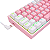 Teclado Mecânico Redragon Fizz Sakura Bubblegum, RGB, 60%, ABNT2, Switch Azul, Rosa e Branco, K617-RGB-PW (PT-BLUE) - Imagem 3