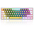 Teclado Mecânico Redragon Fizz Sunshine, RGB, 60%, ABNT2, Switch Marrom, Amarelo+Cinza+Branco, K617RGB-YL-GY-WT - Imagem 1