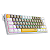 Teclado Mecânico Redragon Fizz Sunshine, RGB, 60%, ABNT2, Switch Marrom, Amarelo+Cinza+Branco, K617RGB-YL-GY-WT - Imagem 4