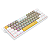 Teclado Mecânico Redragon Fizz Sunshine, RGB, 60%, ABNT2, Switch Marrom, Amarelo+Cinza+Branco, K617RGB-YL-GY-WT - Imagem 9