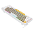 Teclado Mecânico Redragon Fizz Sunshine, RGB, 60%, ABNT2, Switch Marrom, Amarelo+Cinza+Branco, K617RGB-YL-GY-WT - Imagem 10