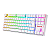 Teclado Mecânico Redragon Kumara Pro Lunar White, RGB, 3 Modos Conexão, Switch Brown, ABNT2, Branco, K552RGB-BRS-W - Imagem 4