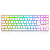 Teclado Mecânico Redragon Kumara Pro Lunar White, RGB, 3 Modos Conexão, Switch Brown, ABNT2, Branco, K552RGB-BRS-W - Imagem 1