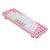 Teclado Mecânico Redragon Fizz Sakura Lollipop, RGB, 60%, ABNT2, Switch Azul, Rosa e Branco, K617-RGB-WP (PT-BLUE) - Imagem 6