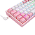 Teclado Mecânico Redragon Fizz Sakura Lollipop, RGB, 60%, ABNT2, Switch Azul, Rosa e Branco, K617-RGB-WP (PT-BLUE) - Imagem 2