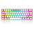 Teclado Mecânico Redragon Fizz Sakura Lollipop, RGB, 60%, ABNT2, Switch Azul, Rosa e Branco, K617-RGB-WP (PT-BLUE) - Imagem 1