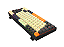 Teclado Mecânico Redragon Phantom Pro RGB, 3 Conexões, 75%, ABNT2, Switch Marrom, Cinza e Creme, K629CGO-PRO-M(PT-BROWN) - Imagem 9