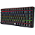 Teclado Mecânico Redragon Phantom, Rainbown, USB, 75%, ABNT2, Switch Marrom, Preto, K629-KB (PT-BROWN) - Imagem 7