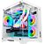 Gabinete Liketec Mad Rock Snow, Mid-Tower, Frente e Lateral Vidro Temperado, Branco, LC-CB3X2-MADROCK-2077 - Imagem 1