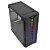 Gabinete Evus G13, Mid-Tower, Fita LED RGB, Lateral Acrílico, Preto - Imagem 1