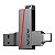 Pendrive Hiksemi Dual Slim, 64GB, USB 3.2, Cinza, HS-USB-E307C-64G-U3 - Imagem 1