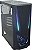 Gabinete K-Mex Jaeger II, Mid-Tower, Lateral Vidro Temperado, Led RGB, Fan RGB 1x120mm, Preto, CG-02TJ - Imagem 1