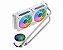 Water Cooler K-Mex WAC8 Branco, ARGB Rainbow, 240mm - Imagem 5