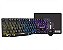 Kit Gamer 3 em 1 K-Mex, Teclado KM52, Mouse MOA8, Mousepad FX-X2218, USB, Preto, B3KM5228U01CB1X - Imagem 1