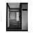 Gabinete K-Mex Cyberpunk, Mid-Tower, Frente Lateral e Topo de Vidro, Display Digital, Preto, CG-48KI - Imagem 7