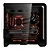 Gabinete K-Mex Cyberpunk, Mid-Tower, Frente Lateral e Topo de Vidro, Display Digital, Preto, CG-48KI - Imagem 4