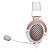 Headset Redragon Luna Lunar White, P3 3.5mm e Adaptadores, Drivers de 53m, Open Back, Microfone Removível, Branco, H540W - Imagem 2