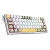 Teclado Mecânico Redragon Fizz Daylight, RGB, 60%, ABNT2, Switch Marrom, Amarelo+Branco+Cinza, K617RGB-YL-WT-GY - Imagem 3