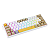 Teclado Mecânico Redragon Fizz Daylight, RGB, 60%, ABNT2, Switch Marrom, Amarelo+Branco+Cinza, K617RGB-YL-WT-GY - Imagem 6