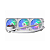 Water Cooler K-Mex Multicolor Branco, RGB, 360mm, WACT - Imagem 4
